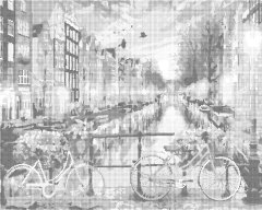 ZUTY Bodkovanie - BICYKLE V AMSTERDAME 40x50 cm NO