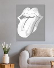 ZUTY Bodkovanie - POP-ART IKONA ROLLING STONES 40x50 cm NO