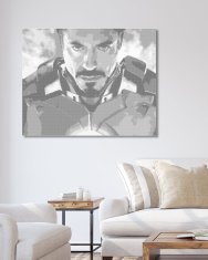 ZUTY Bodkovanie - IRON MAN ZBLÍZKA 40x50 cm NO