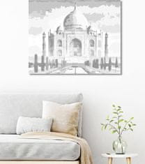 ZUTY Bodkovanie - TAJ MAHAL 40x50 cm NO