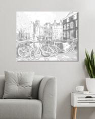 ZUTY Bodkovanie - BICYKLE V AMSTERDAME 40x50 cm NO