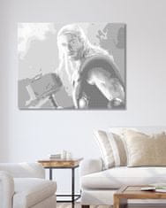 ZUTY Bodkovanie - THOR S KLADIVOM MJOLNIR 40x50 cm NO