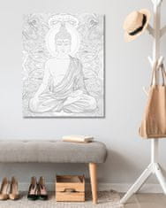 ZUTY Bodkovanie - BUDDHA A ORNAMENTY 40x50 cm NO