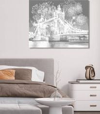 ZUTY Bodkovanie - TOWER BRIDGE 40x50 cm NO