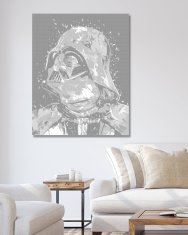 ZUTY Bodkovanie - ABSTRAKTNÝ DARTH VADER NO 80x100 cm