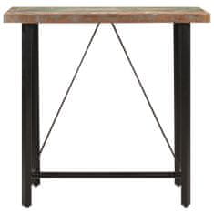 Petromila vidaXL Barový stôl 110x55x107 cm masívne recyklované drevo a železo