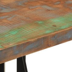 Petromila vidaXL Barový stôl 55x55x107 cm masívne recyklované drevo a železo