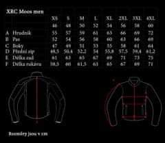 XRC Kožená bunda na moto blk/grey vel´. 46