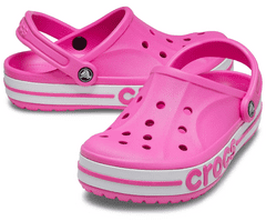 Crocs Bayaband Clogs Unisex, 39-40 EU, M7W9, Dreváky, Šlapky, Papuče, Electric Pink, Ružová, 205089-6QQ