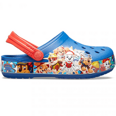 Crocs Fun Lab Paw Patrol Band Clogs pre deti, 19-20 EU, C4, Dreváky, Šlapky, Papuče, Blue Jean, Modrá, 205509-4GX