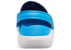 Crocs LiteRide Clogs pre deti, 28-29 EU, C11, Dreváky, Šlapky, Papuče, Navy/White, Modrá, 205964-462