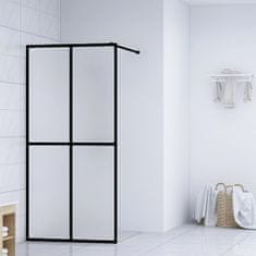 Vidaxl Sprchová zástena walk-in, matné tvrdené sklo 140x195 cm