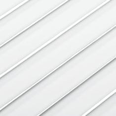Vidaxl Lamelové dvierka na skrinku 4 ks, biele 39,5x59,4 cm, borovica