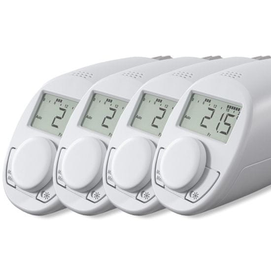 Homematic IP SET 4ks Termostatická hlavica Eqiva - model N, CC-RT-N2-EQ