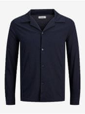 Jack&Jones Tmavomodré pánske pyžamo Jack & Jones Solid S