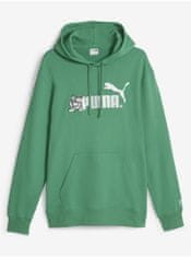 Puma Zelená unisex mikina Puma NO.1 LOGO M