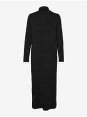 Vero Moda Čierne dámske svetrové šaty VERO MODA Katie XS