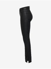 ONLY Čierne dámske koženkové nohavice ONLY Fern XS/32
