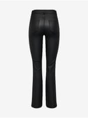 ONLY Čierne dámske koženkové nohavice ONLY Fern XS/32