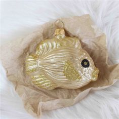 Decor By Glassor ZBERATEĽSKÁ ozdoba kúzelná zlatá rybka