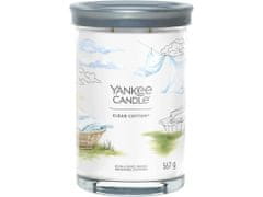 Yankee Candle Vonná sviečka Signature Tumbler v sklenenom pohári veľká Clean Cotton 567 g