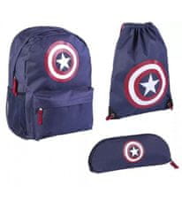 Javoli SET batoh, vak a peračník Kapitán Amerika Marvel