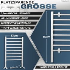 ProfiCare EHW 3115 elektrický rebríkový radiátor do kúpeľne