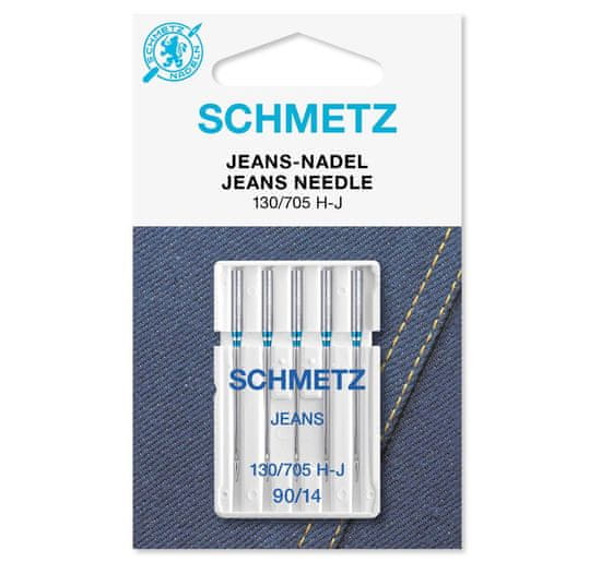 Schmetz Ihly na džínsovinu 130/705 HJ VDS 90 JEANS/DENIM