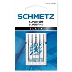 Schmetz Ihly extra tenké 130/705 H-SU XS VAS 60 BLACK SUPER FINE