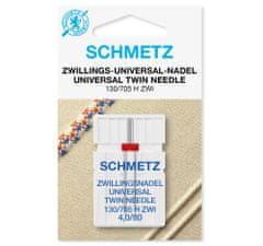 Schmetz Dvojihla univerzálna 130/705 H ZWI 4,0 SDS 90 UNIVERSAL TWIN