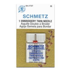 Schmetz Ihly vyšívacie 130/705 HE ZWI NIE 3,0 SMS 75 EMBROIDERY