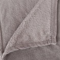 Dekorstyle Plyšová deka 130x180 cm svetlo sivá