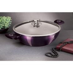 Berlingerhaus Panvica WOK s titánovým povrchom 30 cm Purple Eclipse Collection