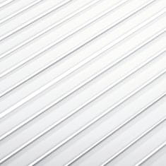 Vidaxl Lamelové dvierka na skrinku 4 ks, biele 69x59,4 cm, borovica
