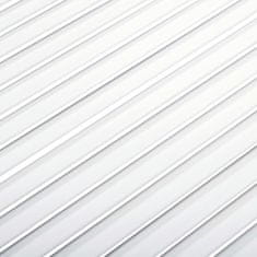Vidaxl Lamelové dvierka na skrinku, biele 69x49,4 cm, borovica