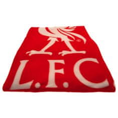 FAN SHOP SLOVAKIA Fleecová deka Liverpool FC, červená, 125x150 cm