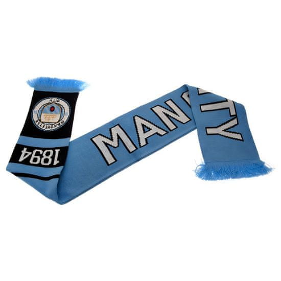 FAN SHOP SLOVAKIA Šál Manchester City FC, svetlomodrá, 132x19 cm