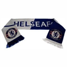 FAN SHOP SLOVAKIA Šál Chelsea FC, modro-biely, 132x19 cm