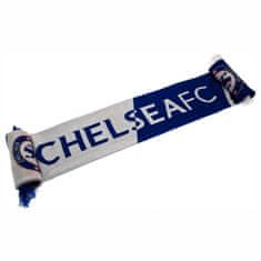 FAN SHOP SLOVAKIA Šál Chelsea FC, modro-biely, 132x19 cm