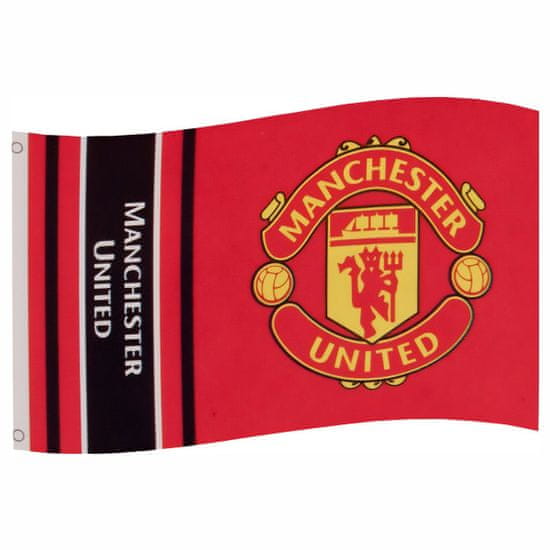 FAN SHOP SLOVAKIA Vlajka Manchester United, červená, 152x91 cm