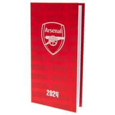 FAN SHOP SLOVAKIA Diár 2024 Arsenal FC, tenký, týždenný