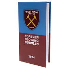 FAN SHOP SLOVAKIA Diár 2024 West Ham United FC, týždenný