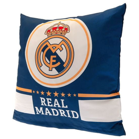 FAN SHOP SLOVAKIA Vankúšik Real Madrid FC, modro-biely, 40x40