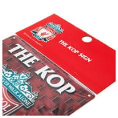 FAN SHOP SLOVAKIA Plechová ceduľa Liverpool FC, červená, lakovaná, 23x25 cm