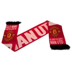 FAN SHOP SLOVAKIA Šál Manchester United FC, červená, 132x19 cm