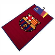 FAN SHOP SLOVAKIA Koberček FC Barcelona, vínový, 80 x 50 cm