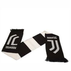 FAN SHOP SLOVAKIA Šál Juventus Turín FC, čierno-biela, 132x19 cm