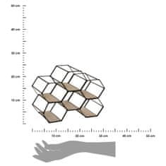 ModernHome Stojan na víno Honeycomb