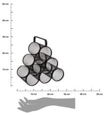 ModernHome Kovový stojan na víno Mayaj