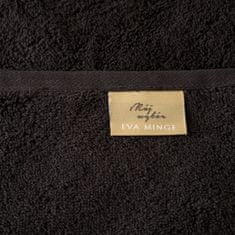 ModernHome SILK uterák 70x140 cm čierny EVA MINGE